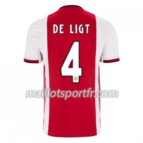 Maillot de Foot Ajax Amsterdam Matthijs de Ligt 4 Domicile 2019/20